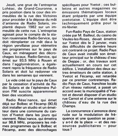depose de l'antenne 3