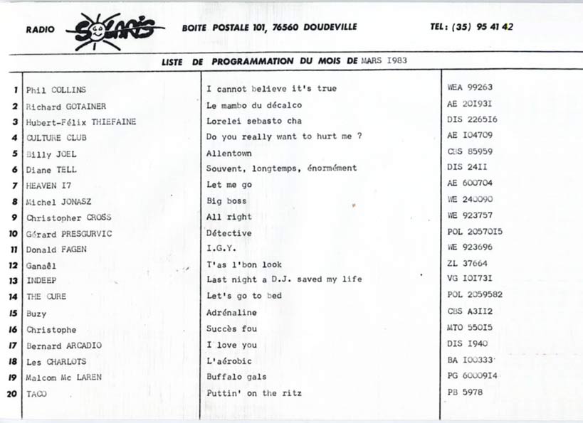 playliste 1