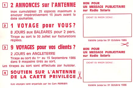 carte privilège 2