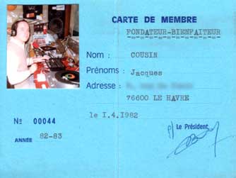 carte de membre bienfaiteur